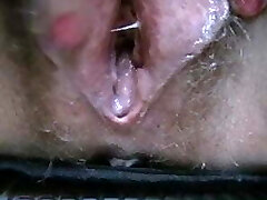 Wet hairy pussy