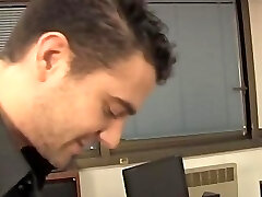 Horny secretary serves 2 weenies Horny secretary serves 2 weenies