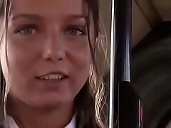 Girl stripped naked and in public bus Girl stripped naked and in public bus