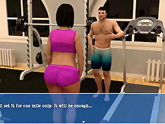 Lily Of The Valley: Hot Cheating MILF And Bulky Dude In The Gym - Ep44