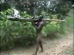 real african inexperienced fuck on the tree part 2