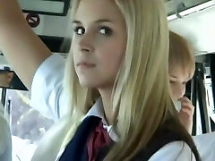 Bus Full of Blonde School Women 3