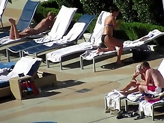 Las Vegas Pool Voyeur - Las Vegas Cougar Thong