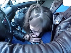 Leather jacket in Car