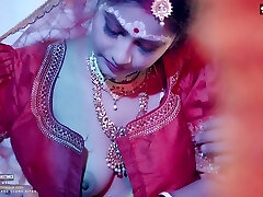 Desi Cute 18+ Chick Very 1st wedding night with her husband and Hardcore sex ( Hindi Audio )