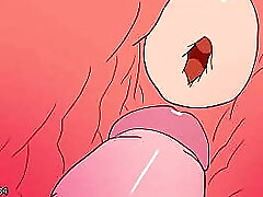 Bakugo tears up Uraraka Ochaco while he grabs her bra-stuffers and then cums inside her