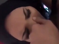 Muslim Hijabers Gargling Circumcised Cocks