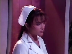 Gorgeous and beautiful European nurse with big cool breasts