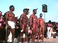 black men swimwear contest