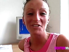 Das erste mal vor der Kamera befriedigt Das erste mal vor der Kamera befriedigt