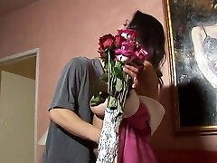 Slutry milf with big titties inhales a dong, then rides it Slutry milf with big titties inhales a dong, then rides it