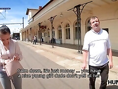 Hunter Meets Girl On Station And Entices To His Hunter Meets Girl On Station And Entices To His