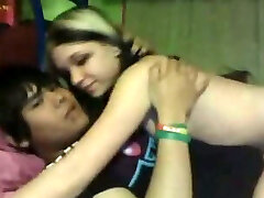 Just my white teenie cutie happily riding on top of me Just my white teenie cutie happily riding on top of me