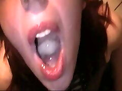 Jizm swallow - feeding of a real cumslut Jizm swallow - feeding of a real cumslut