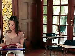 Kalina makes her student eat her pussy