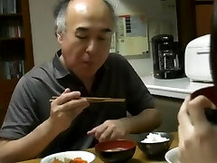 Lucky grandpa drills Japanese teen