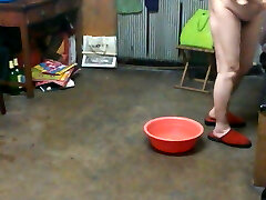 Japanese granny in the bath 2