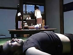 The son decided to protect a his mommy The son decided to protect a his mommy