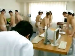 asian naked nurse in the hospital