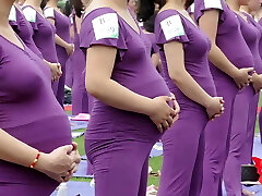 Pregnant Asian women doing yoga (non porn) Pregnant Asian women doing yoga (non porn)