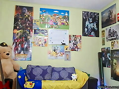 The Pokemon Master Misty is naked showing her big Pokeballs