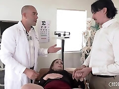 Hot Chesty Blonde Cucks Her Spouse Because She Wants To Get Pregnant And Her Doctor Offers To Help! - Laney Grey And Will Pounder