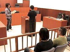 In Courtroom on the Table with three Boner