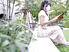 Oil Massage for Big Ass Asian Female