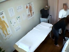 The voyeur medical exam of Asian pussy with schlong and fingers
