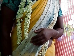 Indian steaming girl removing saree
