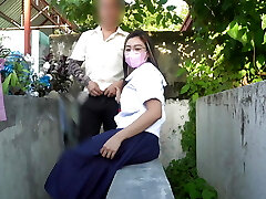 Pinay Student and Pinoy Teacher romp in public cemetery