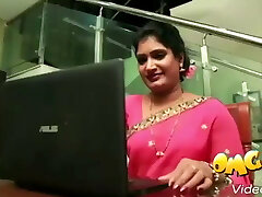 South Indian mallu aunty has romance with husband’s step-brother
