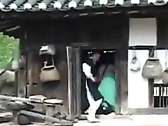 traditional korean woman gets pummeled
