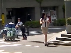 Spectacular Jap gets screwed in kinky spy cam massage clip