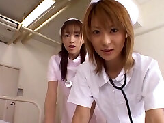 Japanese nurses team up to have fuckfest with a patient - Naho Ozawa