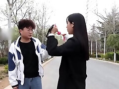 публичный бондаж китайской девушки