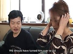 Mature Japanese mother and father share scorching sex