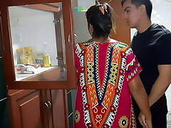 My step-mother gives me a blowjob in the kitchen My step-mother gives me a blowjob in the kitchen