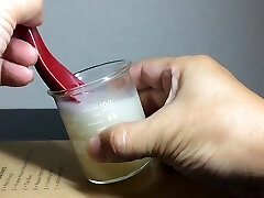 Semen in beaker