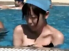 Bathing Suits Dissolve Public Pool ENF CMNF Japanese