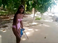 HD thai girl gets caught providing deepthroat throatpie by tourists