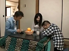 japanese cute building wife fuckin on the Bus and Man is lucky god