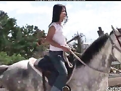Topless Japanese Teen Riding A Horse asian cumshots asian guzzle japanese chinese