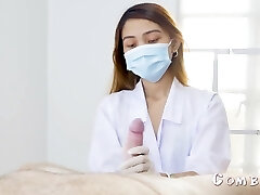 Man-cream Bank: Milking Machine Not Working Student Nurse Did Handjob