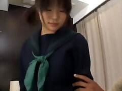Horny Japanese cockslut Hina Komatsu in Outstanding Interracial, Fingering JAV clip