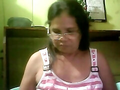 filipina chubby grandma showing me her fur covered pussy and boobs on skype