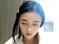 Amateur lil asian college teen