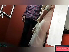 Indian Village Wife Tear Up in Bathroom Sex with horny husband 