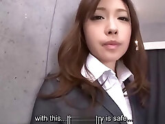 Japanese beauty Aiko Hirose in well office sex
