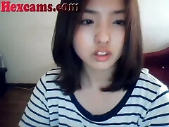 Adorable Korean Girl On Webcam